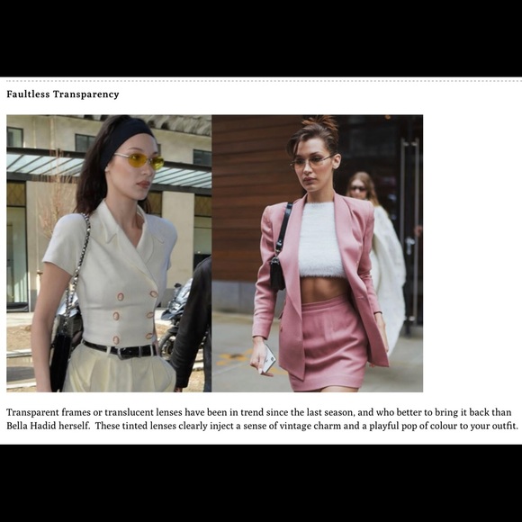 GUCCI UNISEX ORANGE MIRROR , SAME STYLE WORE TO THE GRAMMYS ON BILLIE EILISH - Picture 2 of 16